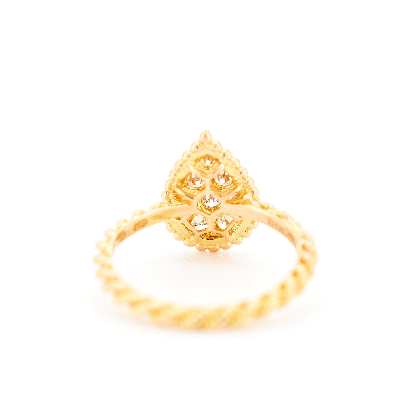 bague boucheron serpent bohème modèle xs or 18 carats et diamants, arrière