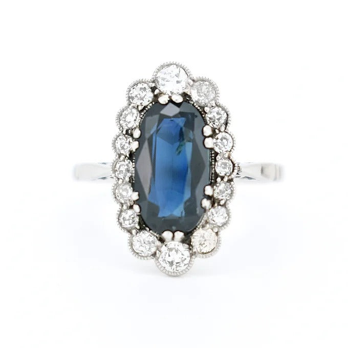 bague pompadour ancienne spahir diamants